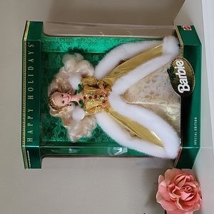 1994 Happy Holidays Special Edition Barbie with Barbie Keepsake Ornament
